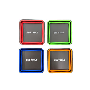 Collapsible Magnetic Parts Tray Set Of 4 coloured strong magnets – DS1423