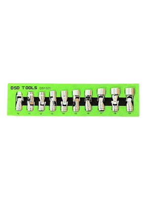 Set de prize universale flexibile flexibile, 3/8 dr, 10 buc