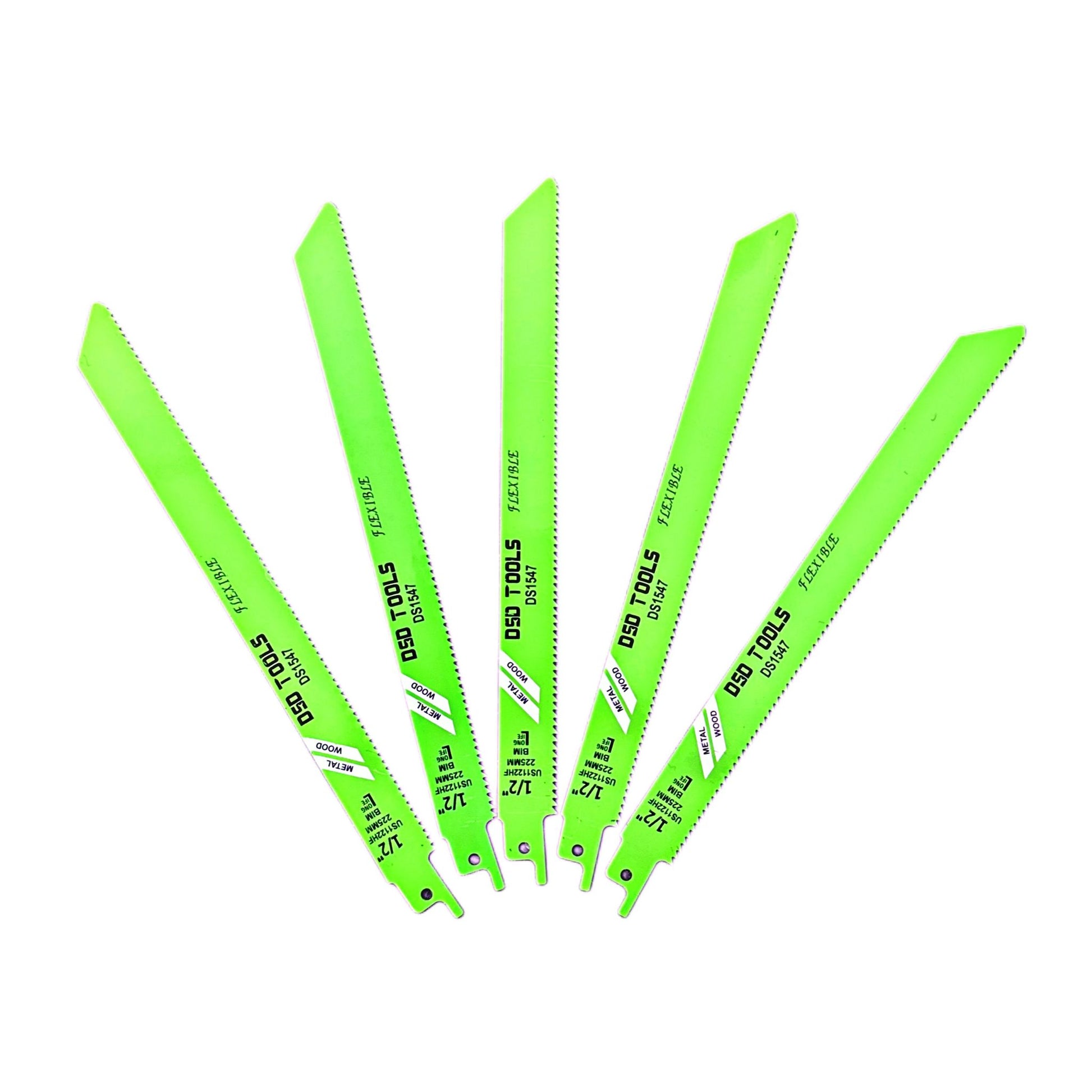 5pc 225mm Reciprocating Saw Blade Wood / Metal DS1547