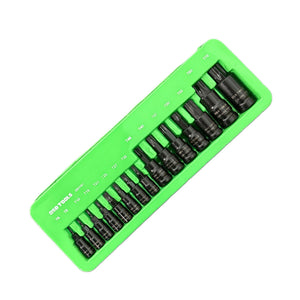 US PRO INDUSTRIAL Set de 9 bucăți 3/8” DR Impact Torx Star Bit T20 - T60 