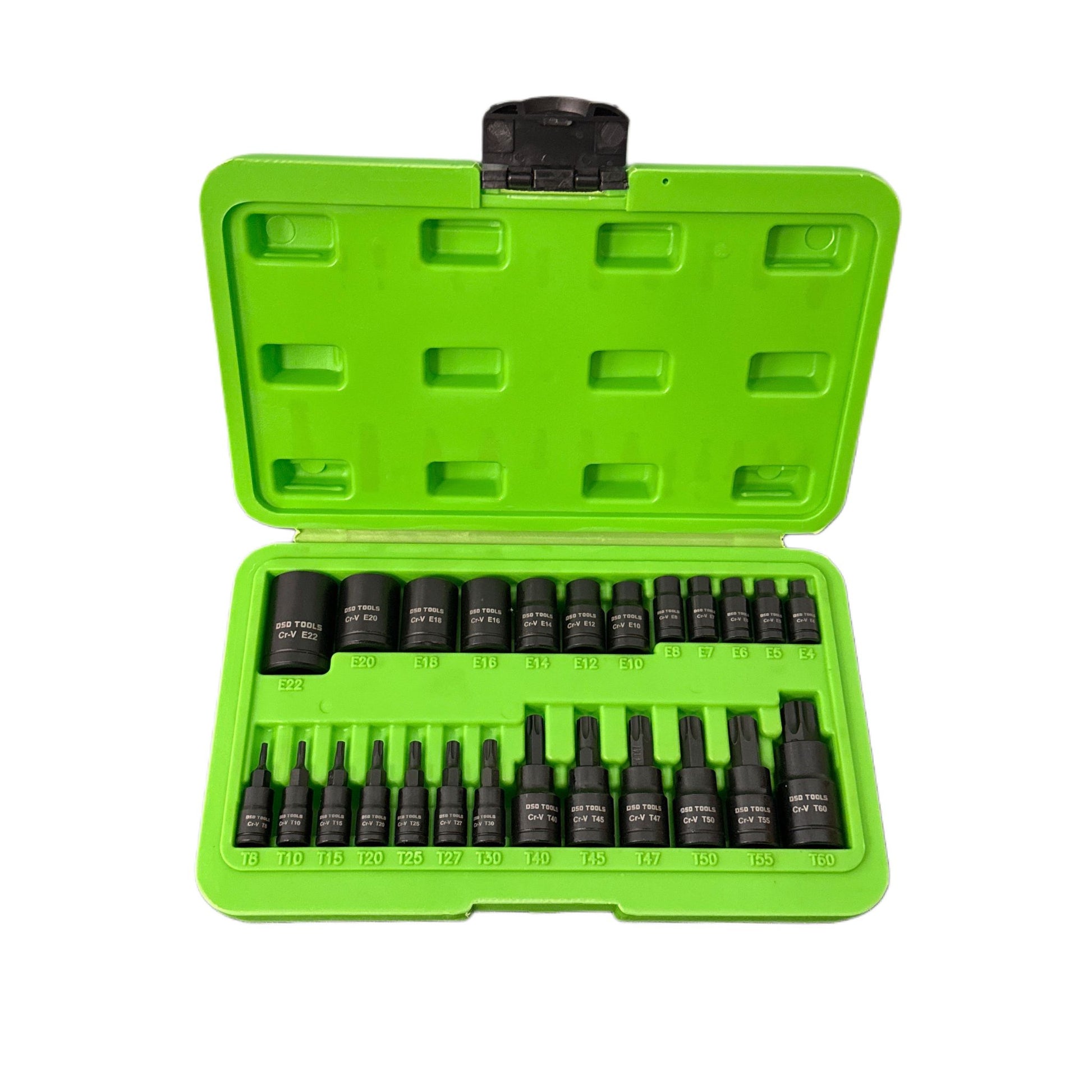 Impact E Star Sockets & Star Bit Sockets 25pc 1/4 3/8 1/2” Drive M&F DS1176