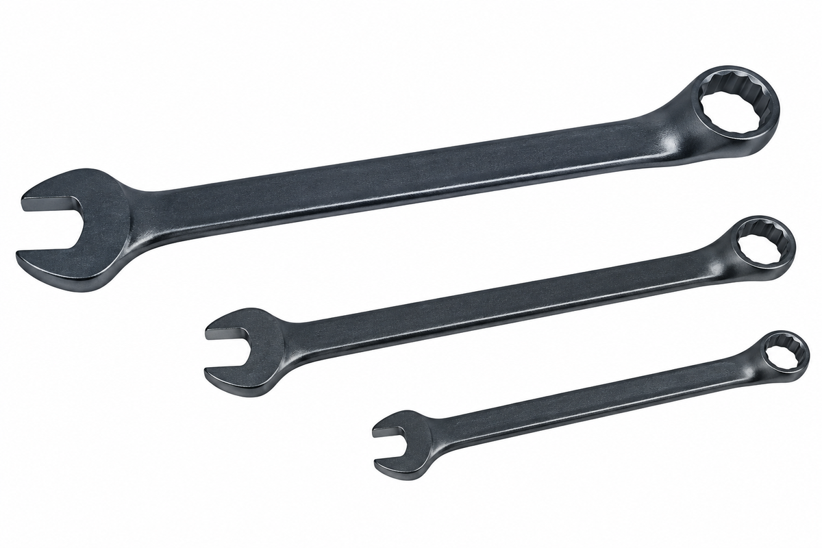 12Pc Deep Offset Metric Combination Spanner Se - US PRO 7592