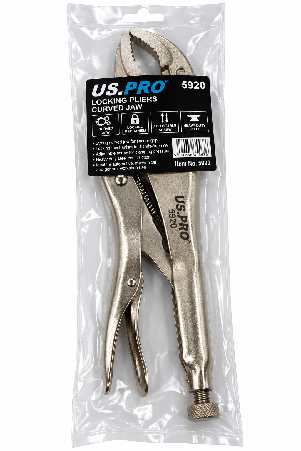 10-Inch Curved Jaw Locking Pliers – 5920