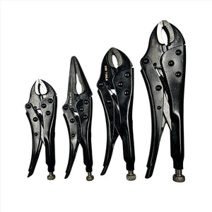 4pc Locking Pliers Set 5" 6.5" 7" 10" Mole Vice Clamp DS1266