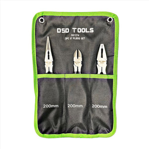 3pc 8" Pliers Set DS1274