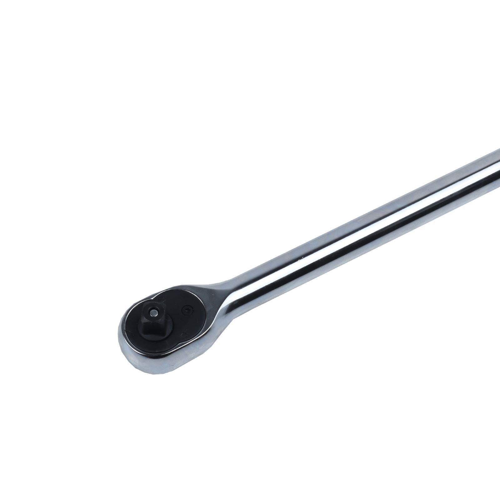 3/8" Drive Extra Long 457mm 72T Straight Ratchet TPR Grip 4243