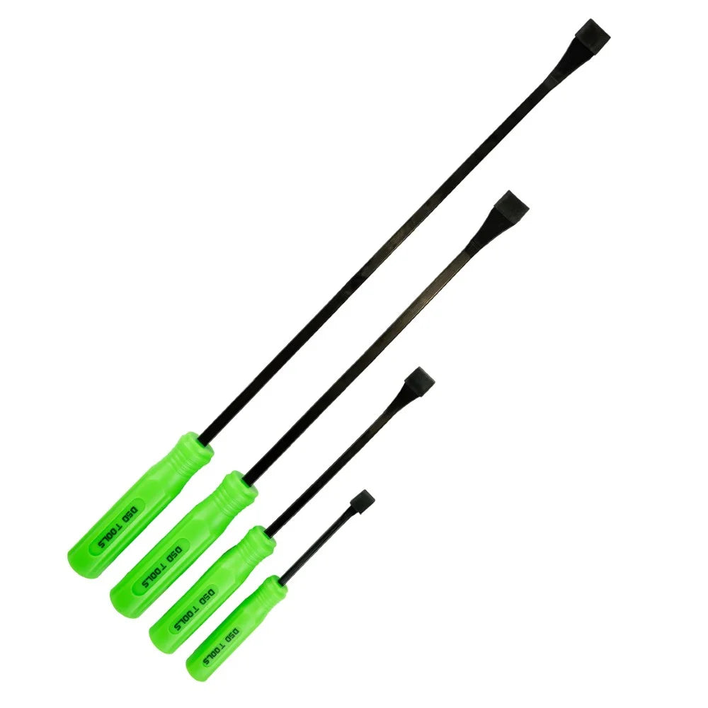 4pc Go-Thru Wrecking Pry Bar Set Lever Crow Bars 200mm - 600mm DS1404