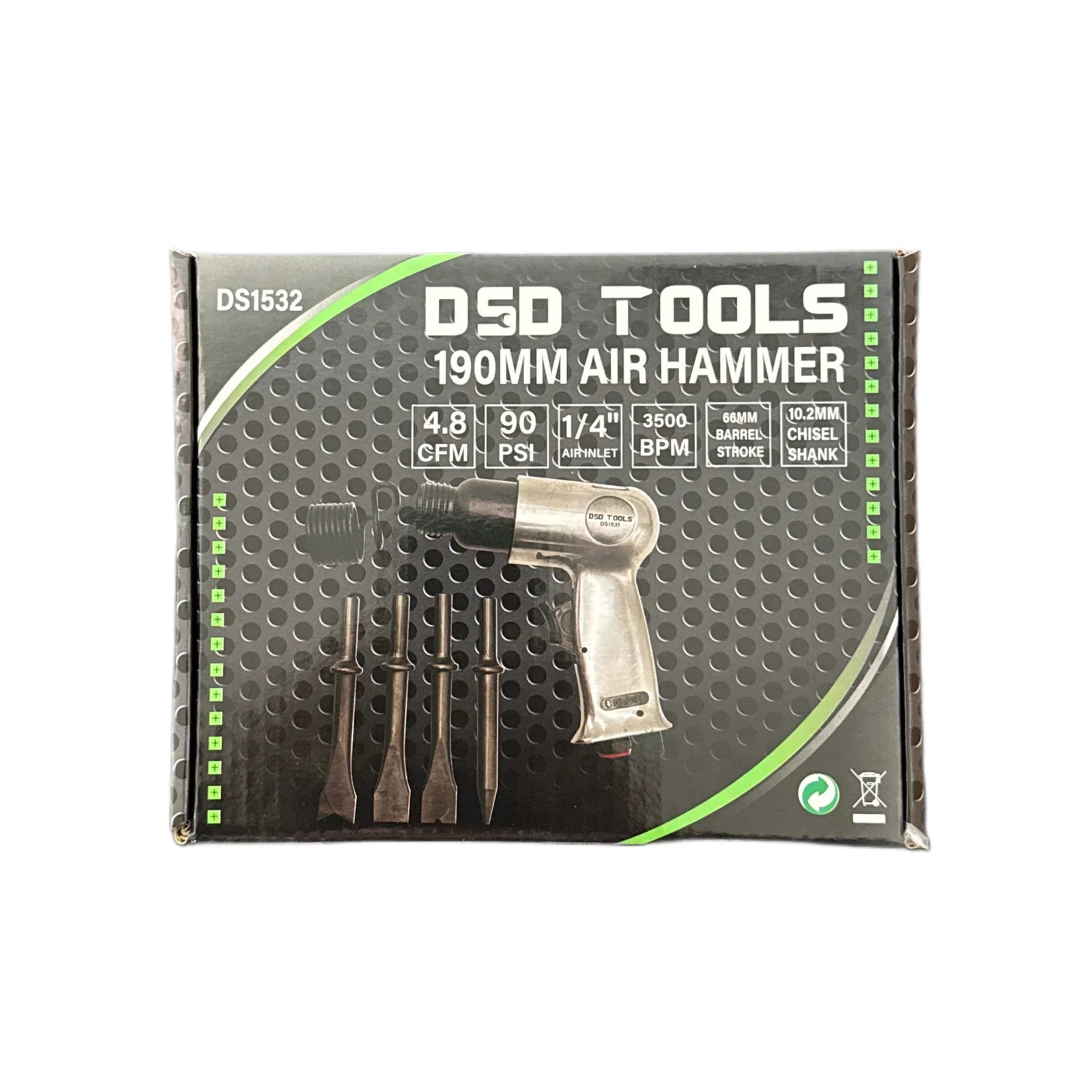 190mm Air Hammer 3,500Bpm DS1532