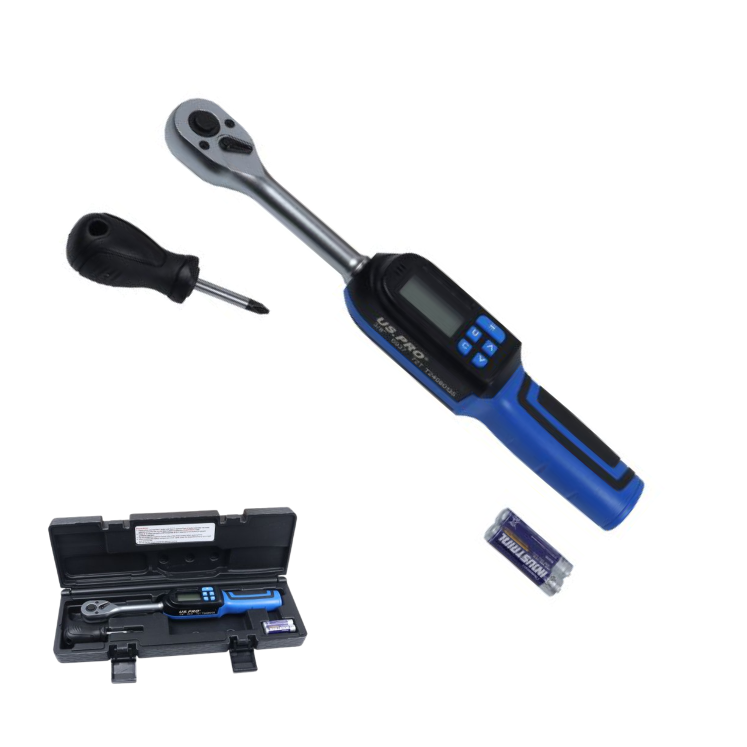 3/8" Drive Digital Short Shank Torque Wrench 3-60Nm 6937