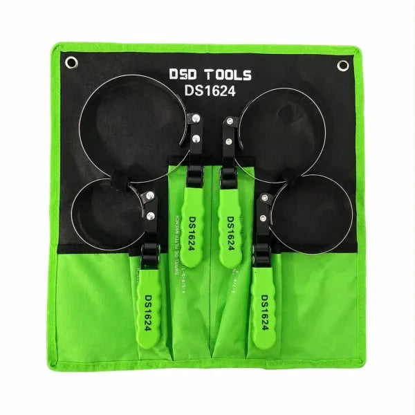 4 Piece Swivel Oil Filter Strap Removal Wrench Set DS1624