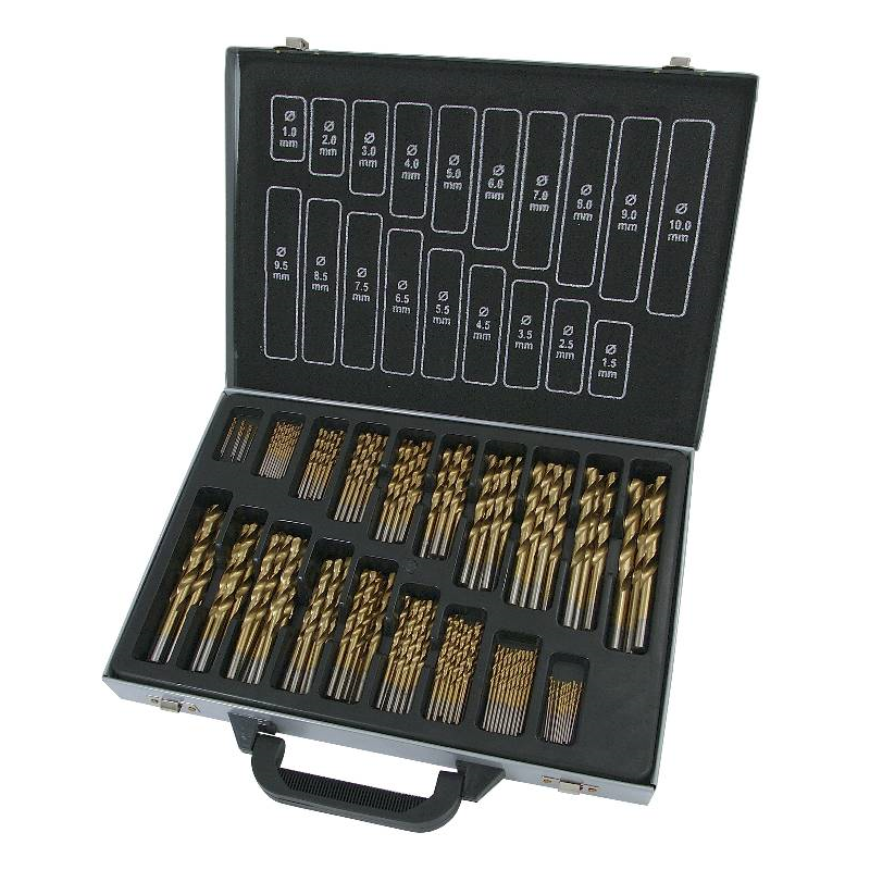 170 Piece Hss Drill Set In Metal Case 1-10mm DS1007