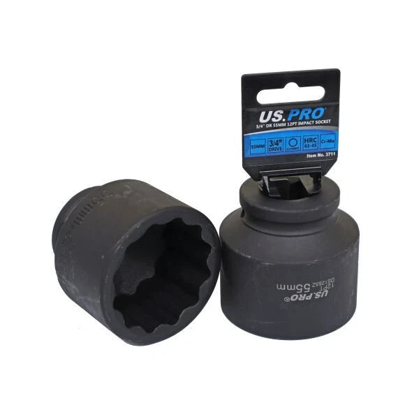 3/4″ DR 55mm 12PT Impact Socket 3711