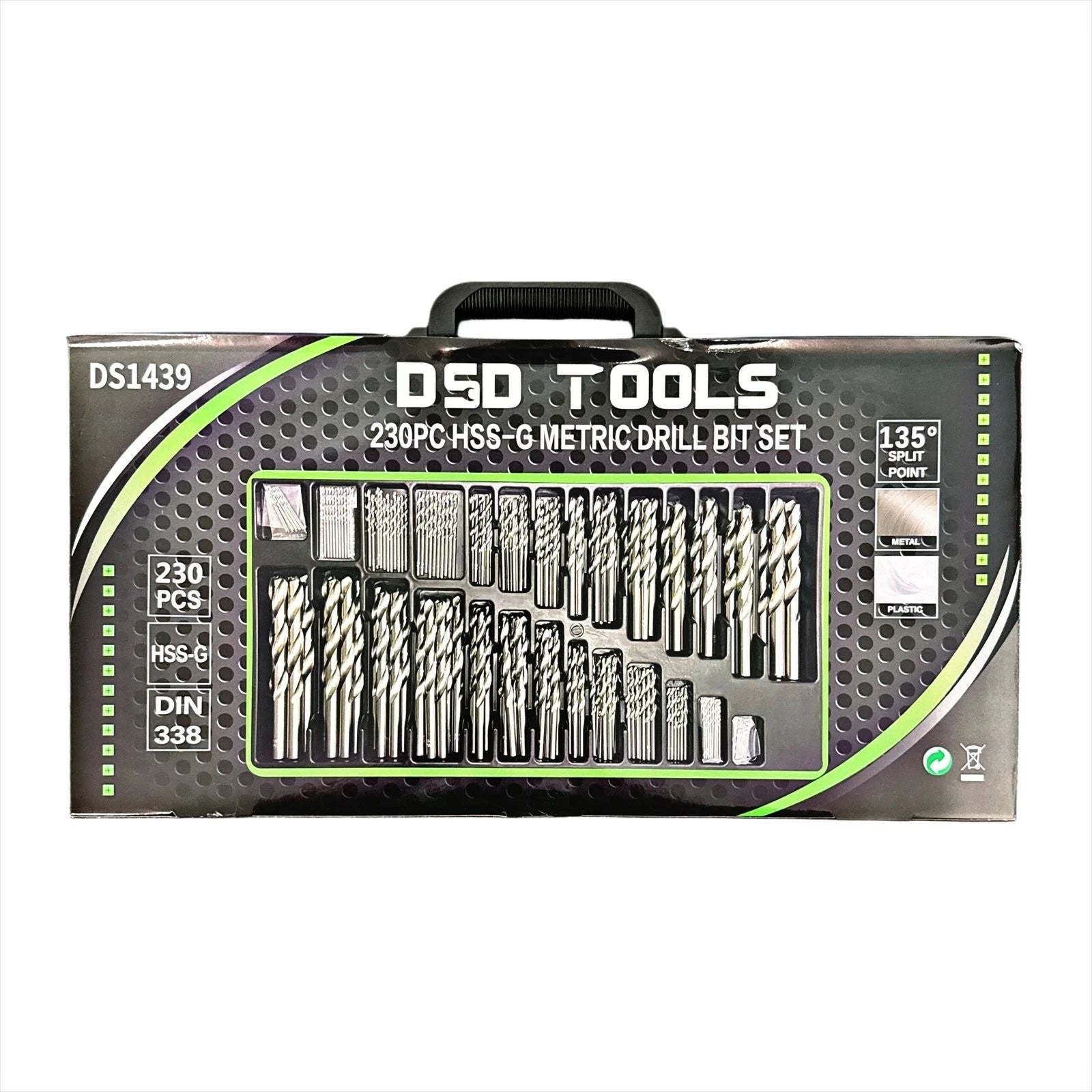 US PRO Tools 3 buc. Burghie trepte HSS acoperite cu titan, de la 4 mm la 30 mm 