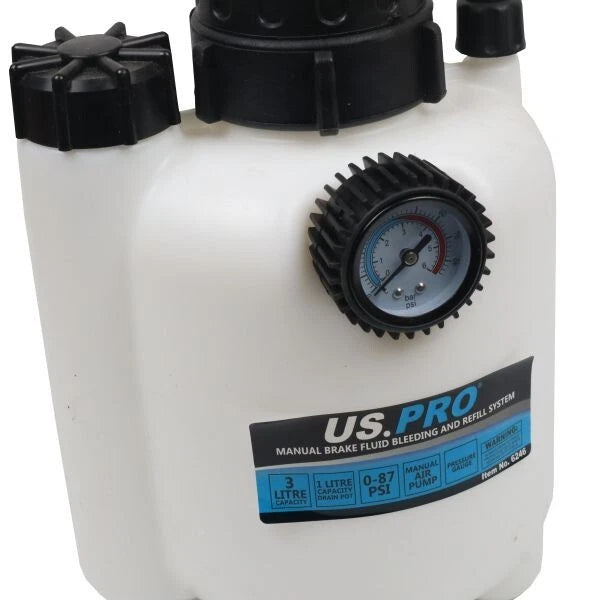 Manual Brake Fluid Bleeding And Refill System - 3ltr 6246