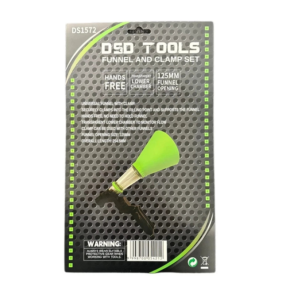 Handsfree Oil Funnel Set With Holding Clamp When Pouring DS1572