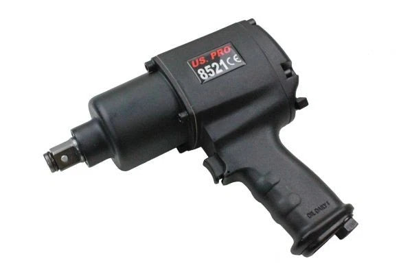 US PRO INDUSTRIAL 3/4" Air Impact Wrench Gun 1200nm, 885ft-lb Twin hammer 8521
