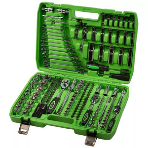 216-Piece 1/4″ 3/8″ 1/2″ DR Metric Socket Set – DS1035