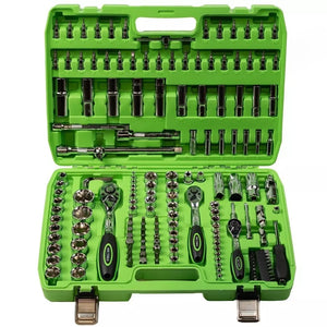 172-Piece 1/4 3/8" 1/2" SUPER LOCK Socket Set With Ratchet Sockets – DS1034