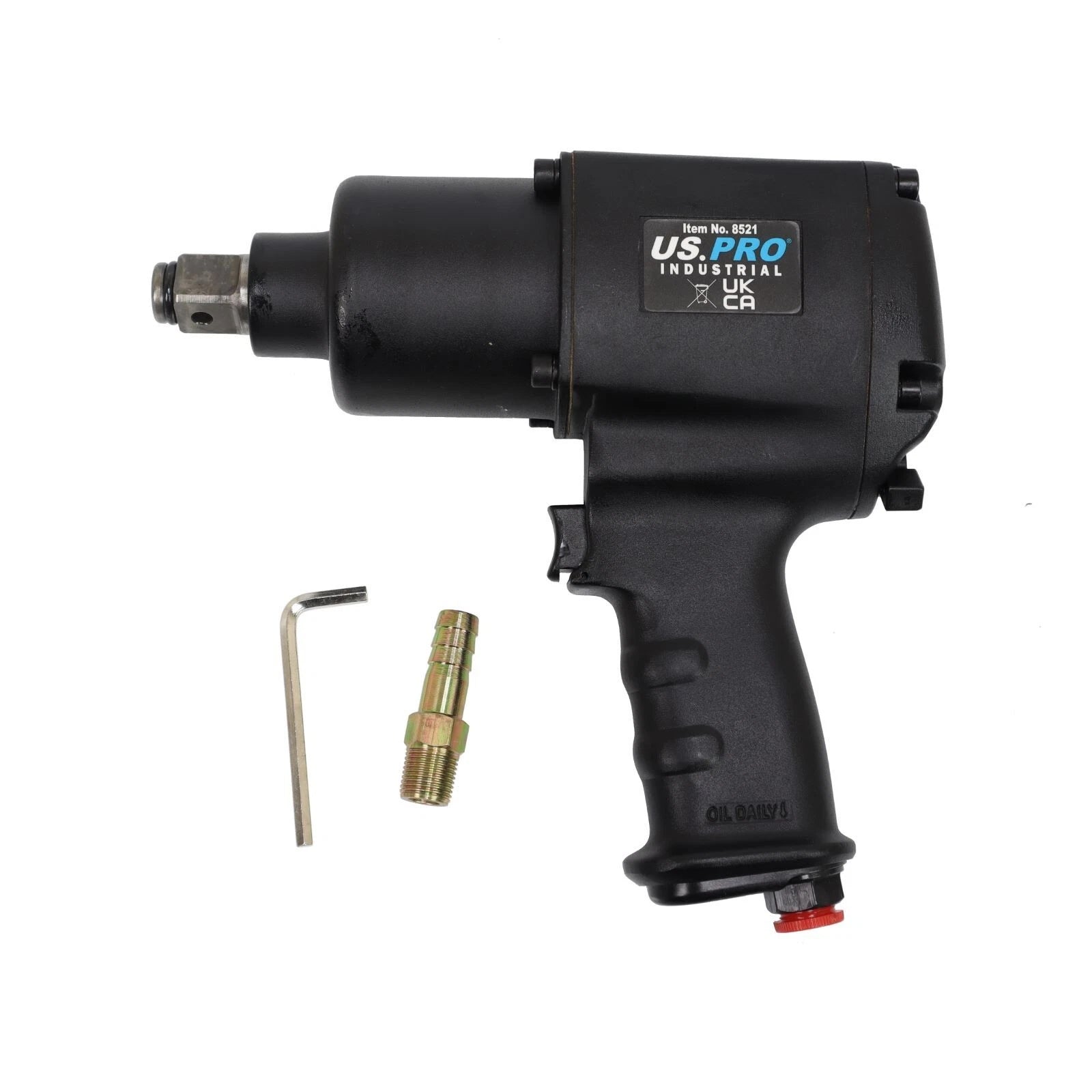 US PRO INDUSTRIAL 3/4" Air Impact Wrench Gun 1200nm, 885ft-lb Twin hammer 8521