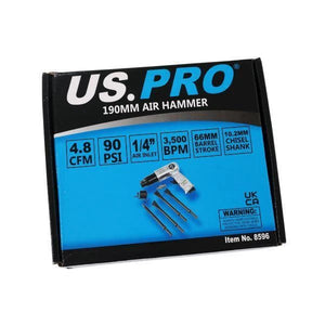 Set de 3 bucăți pistol cu ​​praf de aer 100/300/500 mm cu mânere din plastic