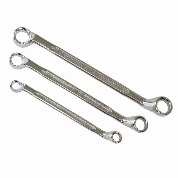 Set chei chei inelare cu decalaj dublu, 7 bucăți, 6 - 19 mm, 75 grade