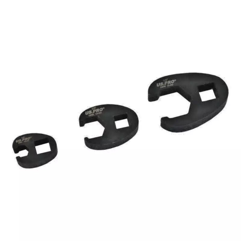 15pc Crow Foot Spanner Set 8mm-24mm Heavy Duty Open End Wrench 7594