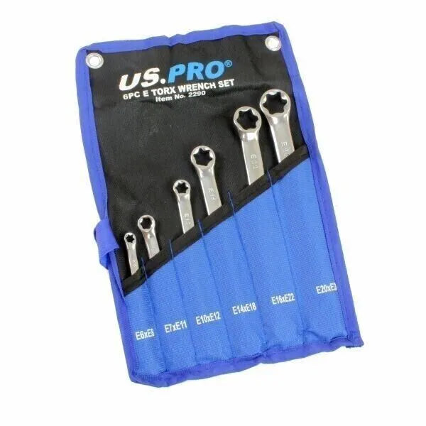 6 buc E6-E24 TRX TORX E STAR CHEIE CHEIE INELARE SET ÎN ROLA