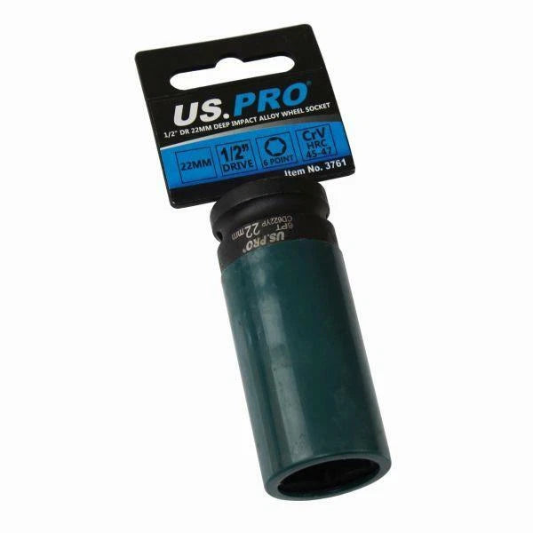 1/2" Dr 22mm Deep Impact Alloy Wheel Socket 3761
