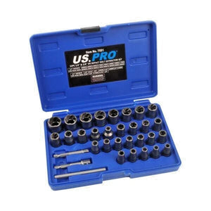 32pc Damaged Nut/Bolt Remover Impact Socket Set 7551