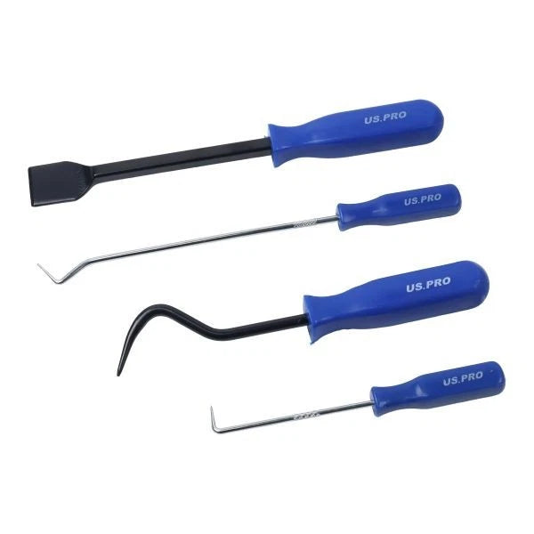 US PRO 10Pc Hook & Pick & Scraper Tool Set O Ring Seal Removal in Foam Tray 5058