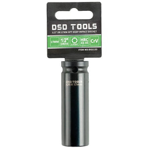 1/2" Drive 17mm Deep Impact Socket 78mm Long 6 Point DS1133