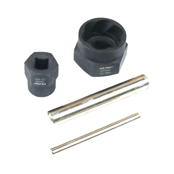 Set extractor șuruburi US PRO 11 buc. Capete deteriorate, mufe tip piuliță