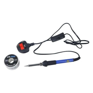 US PRO Tools 60W Soldering Iron Kit Adjustable Temp Irons Solder Tools – 7404