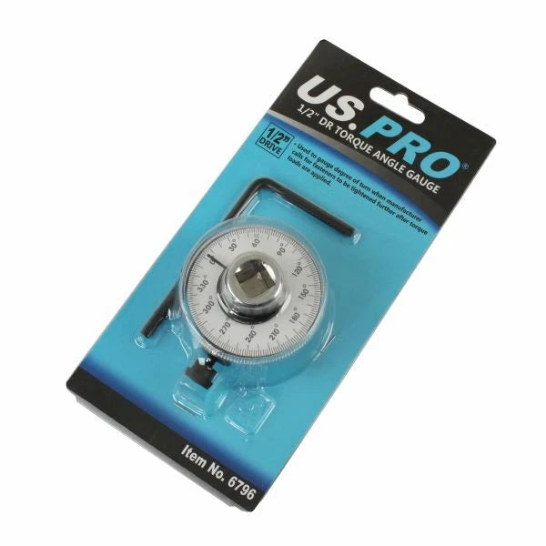 1/2" DRIVE TORQUE ANGLE GAUGE WRENCH Rotation Degree Tool 6796