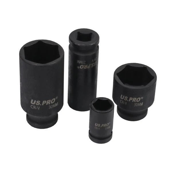 35pc 1/2" Dr 6 Point Deep & Shallow Impact Sockets Set In EVA Foam 3508