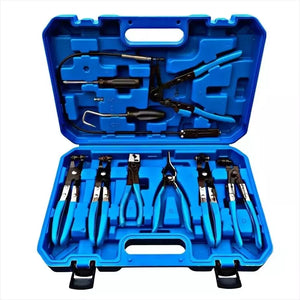 9pc Auto Hose Clamp Removal Clip Fixings Pliers Set DS1011