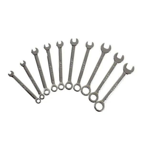 10pc mini metric combination spanner set 4 - 11mm 2079