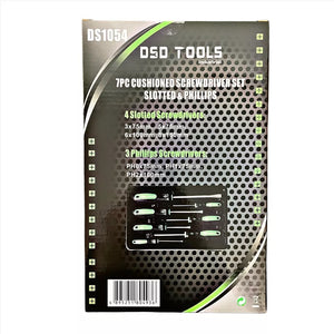 7 Piece Magnetic Screwdriver Set - Slotted & Phillips DS1054