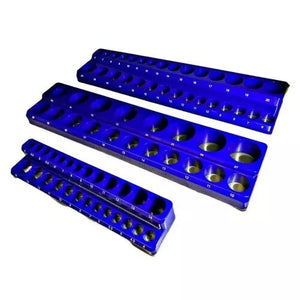 Set Of 3 Magnetic Socket Holders For 1/4" 3/8" 1/2" Drives 6912