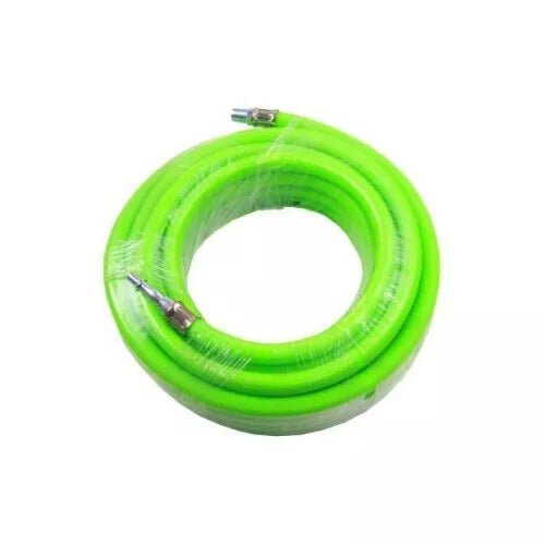 8mm X 10 Meters HI Vis Green Hybrid Quick Release Air Hose