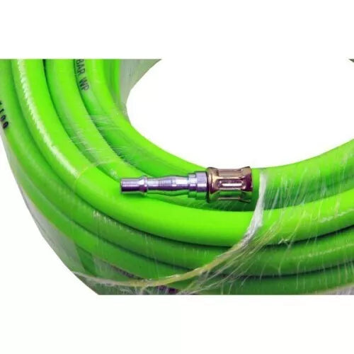 8mm X 15 Meters HI VIS Green Hybrid Quick Release Air Hose DS1529