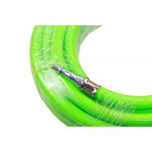 8mm X 10 Meters HI Vis Green Hybrid Quick Release Air Hose