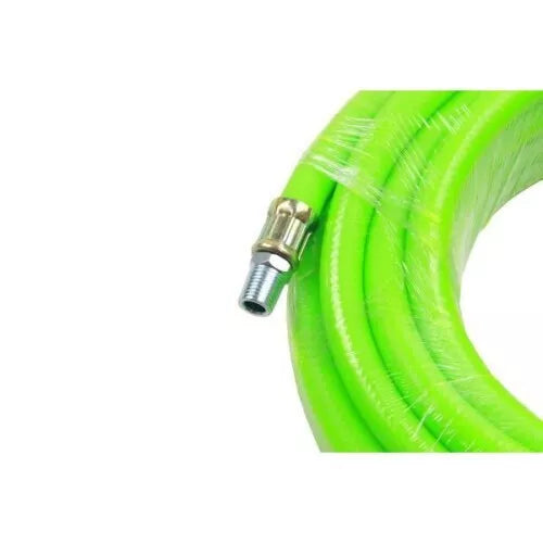 8mm X 10 Meters HI Vis Green Hybrid Quick Release Air Hose