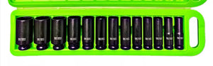 13 bucăți 1/2 dr 6pt prize de impact adâncime metrice 13 - 32 mm