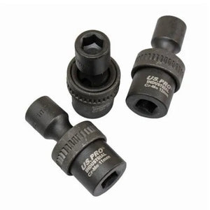 US PRO INDUSTRIAL 10 prize 3/8” Dr 360° pivotante cu impact superficial 10-19mm 
