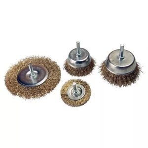 VEWERK 24 buc. Set asortat de perii de sârmă rotative Set cupe de sârmă și roți