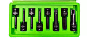 8PC 1/2" DR IMPACT TORX BIT SOCKETS T30-T80 DS1117