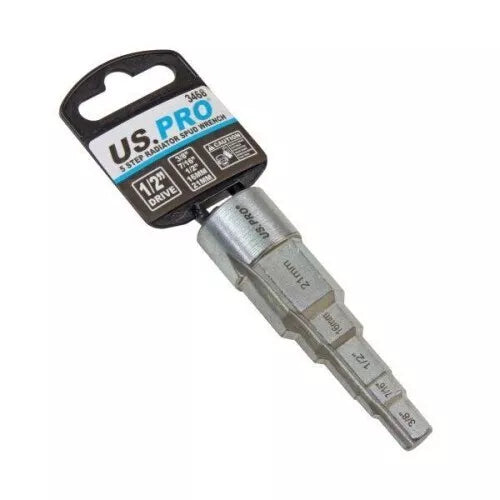 1/2" Drive Radiator Spud Wrench 5 Steps 3468